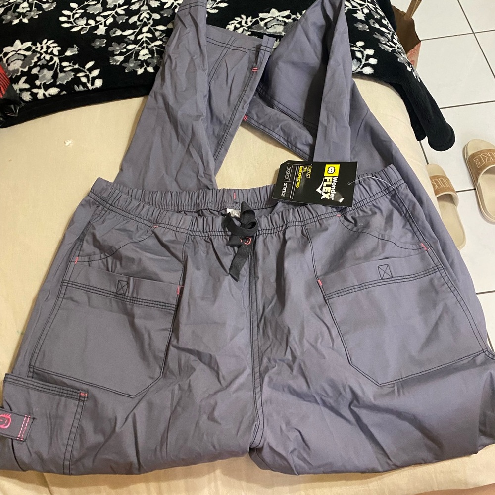 WonderWink Gray Scrub Pants NEW